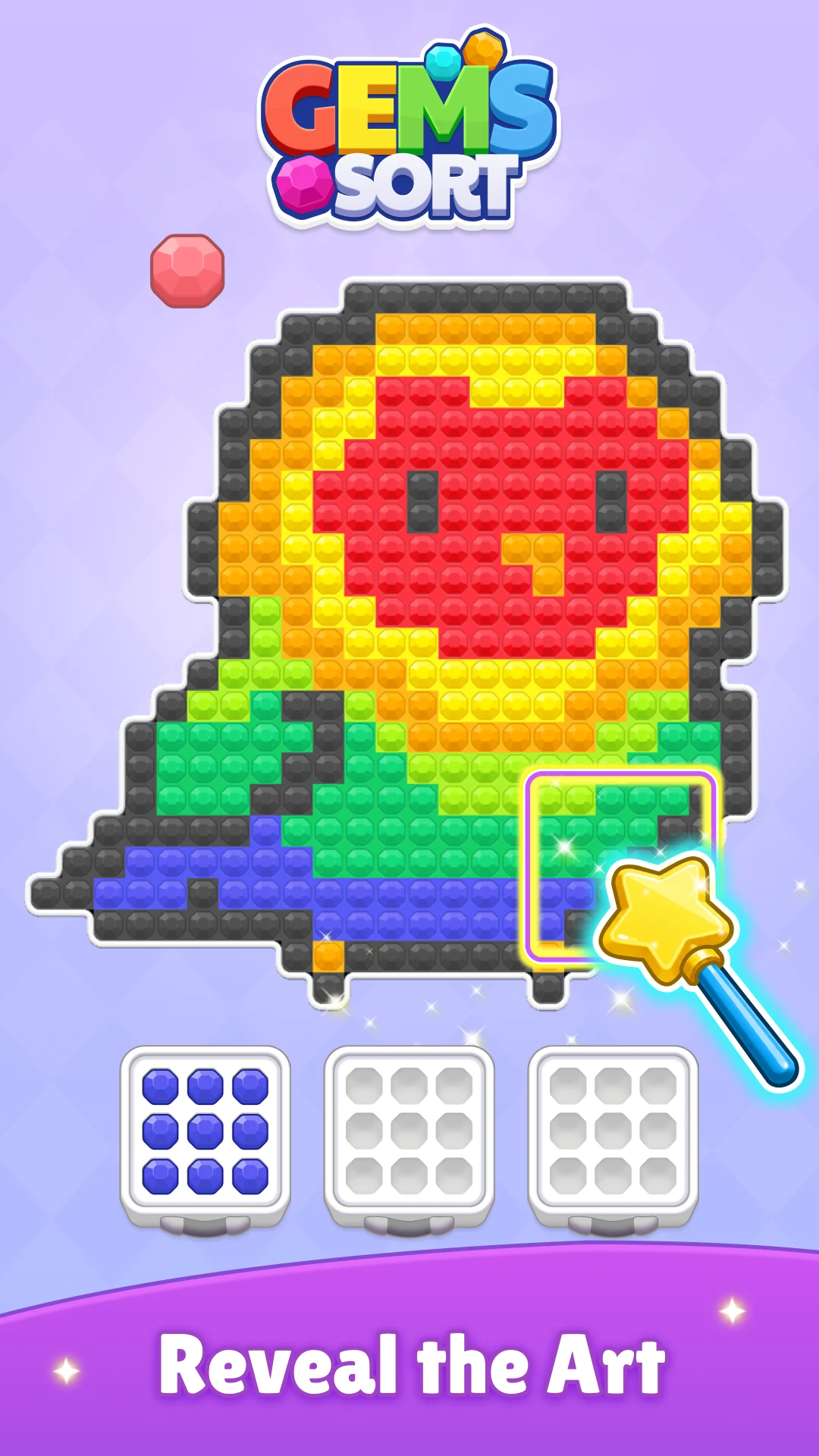 Gems Sort-Art Puzzle screenshot