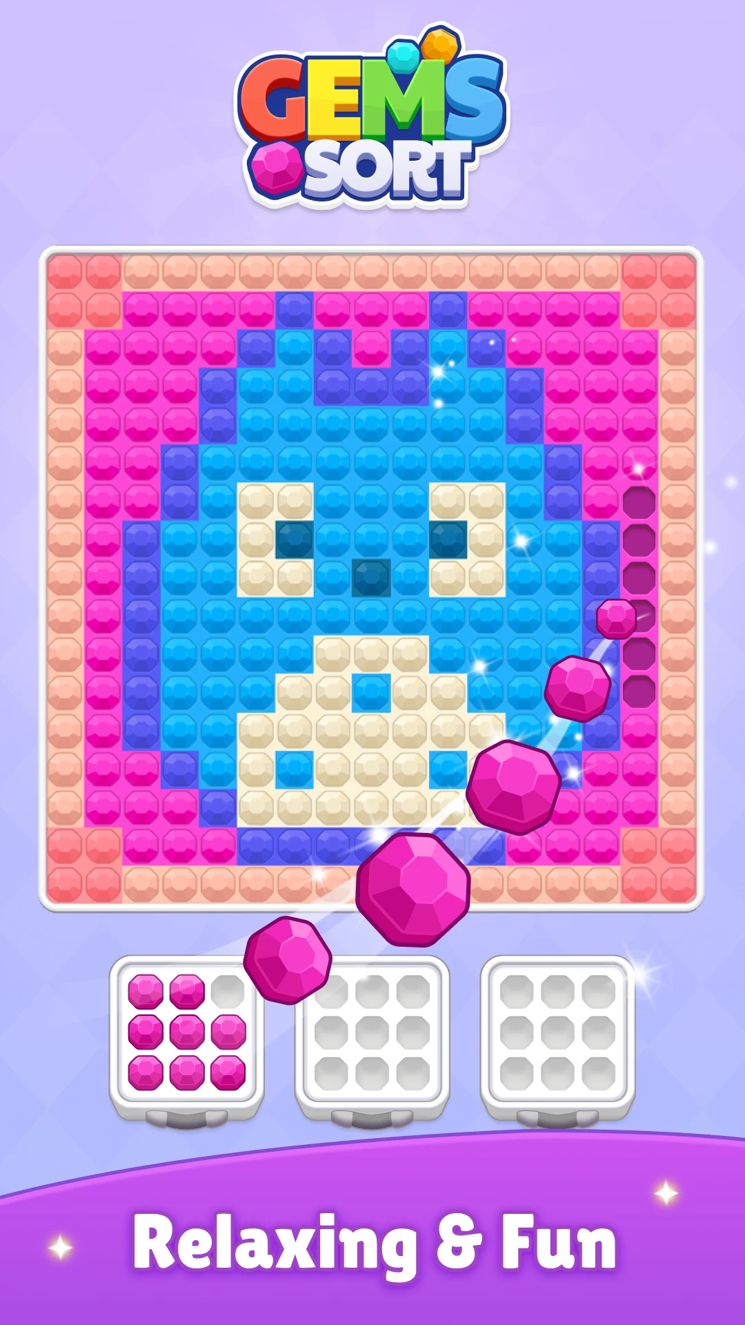 Gems Sort-Art Puzzle screenshot