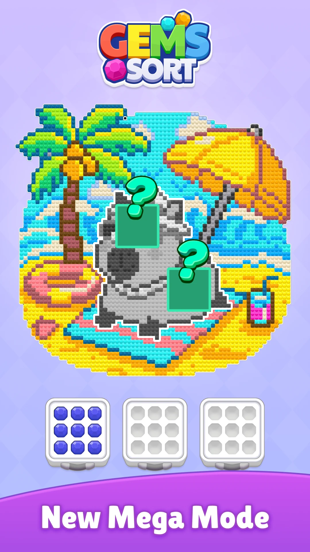 Gems Sort-Art Puzzle screenshot